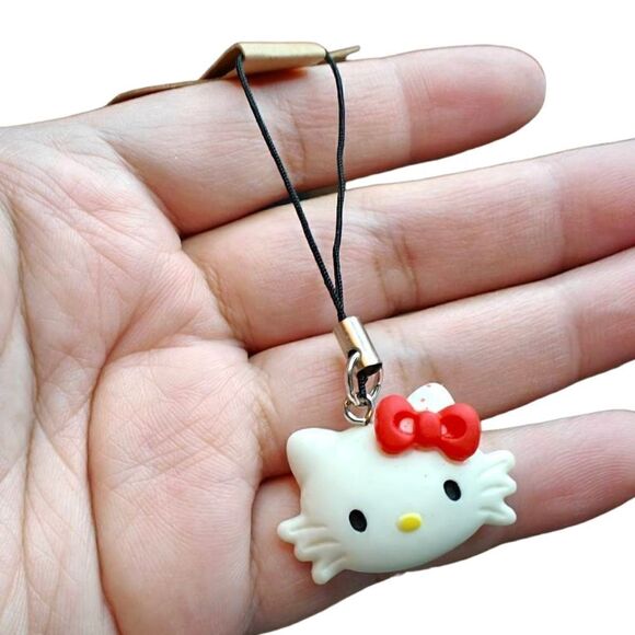 Hello Kitty Charm Phone Key Chain Dangle - Picture 1 of 1